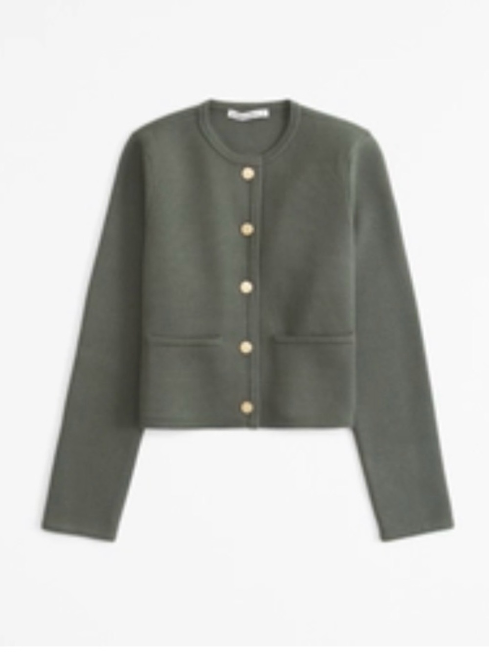 Abercrombie Luxeloft Sweater Jacket/Cardigan Women’s Olive Green